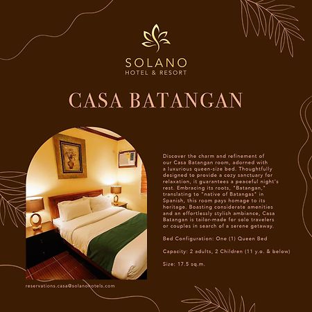Solano Hotel & Resort At Casa Ysabel Lipa City Екстериор снимка
